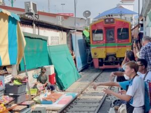 Maeklong Railway Market